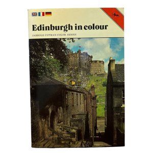 Edinburgh in Colour Jarrold Cotman 1973 UK History Photo Guide Book